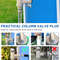 Durable PVC Pool Filter Pump Adapter With 32mm On Off Plunger Valve Leak Proof Replacement For Outd 4