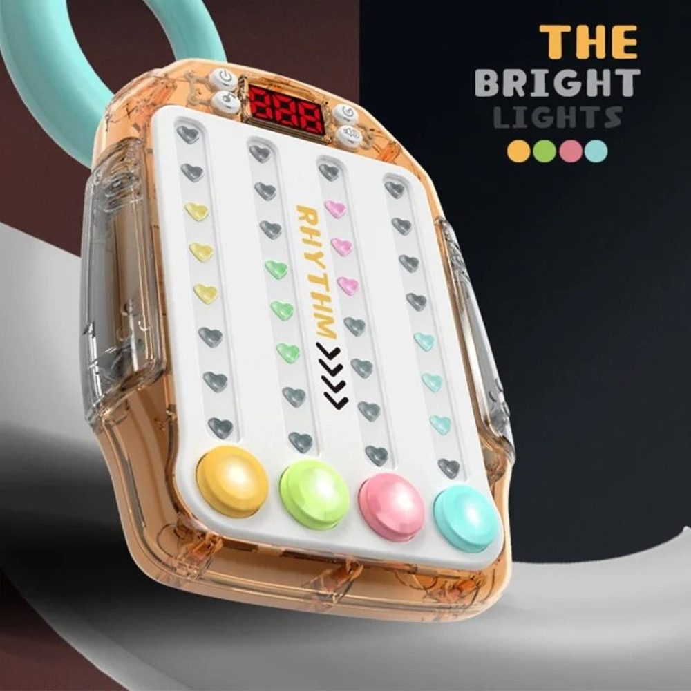 Quick Push Game Eye Sensory Console Multiplayer Versus Board Game Handheld Gamepad Training Toy 3