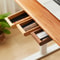 Under Desk Adhesive Wooden Storage Drawer Home Organization Stationery Container 1