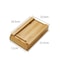 Under Desk Adhesive Wooden Storage Drawer Home Organization Stationery Container 7