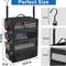 High Capacity Travel Luggage Organizer With Hanging Shelves And Collapsible Storage 2
