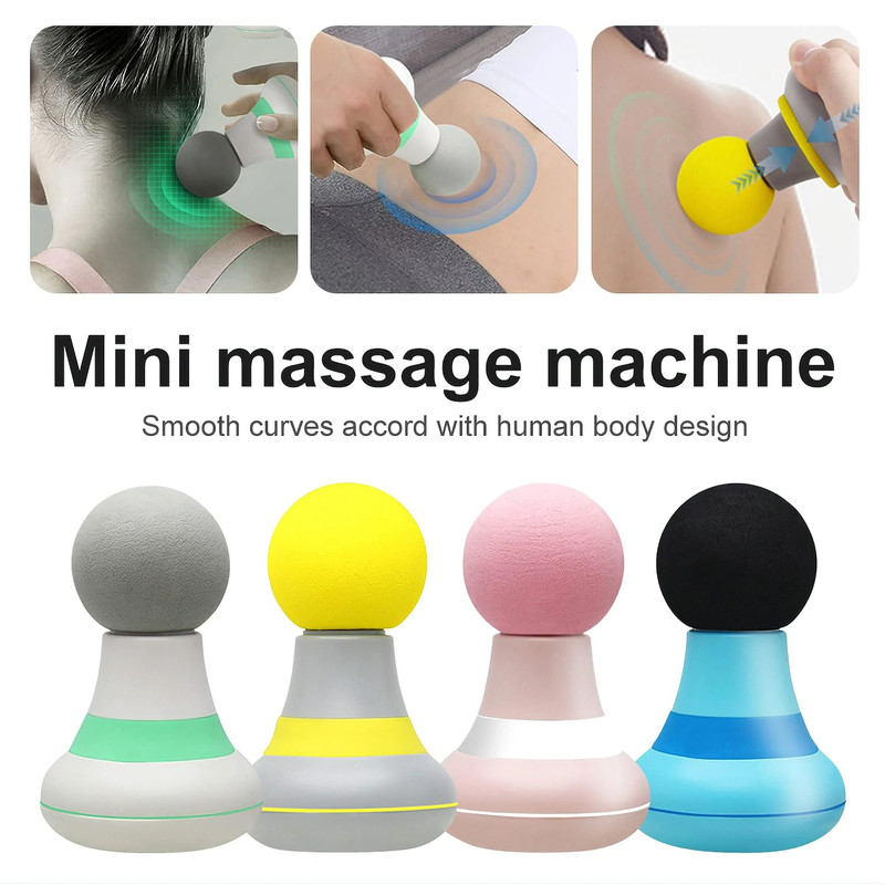 Mini Electric Handheld Massager Wand With 6 Speed Vibration Modes 6