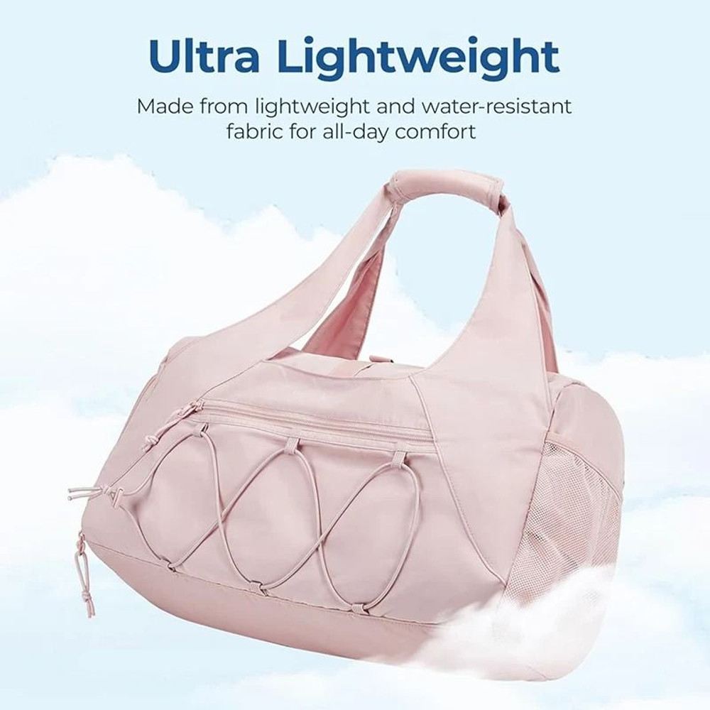 Large Capacity Fitness Bag With Shoe Compartment And Waterproof Design 2