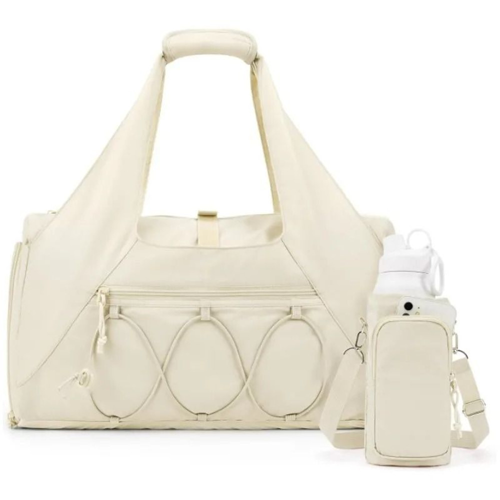 Large Capacity Fitness Bag With Shoe Compartment And Waterproof Design 8