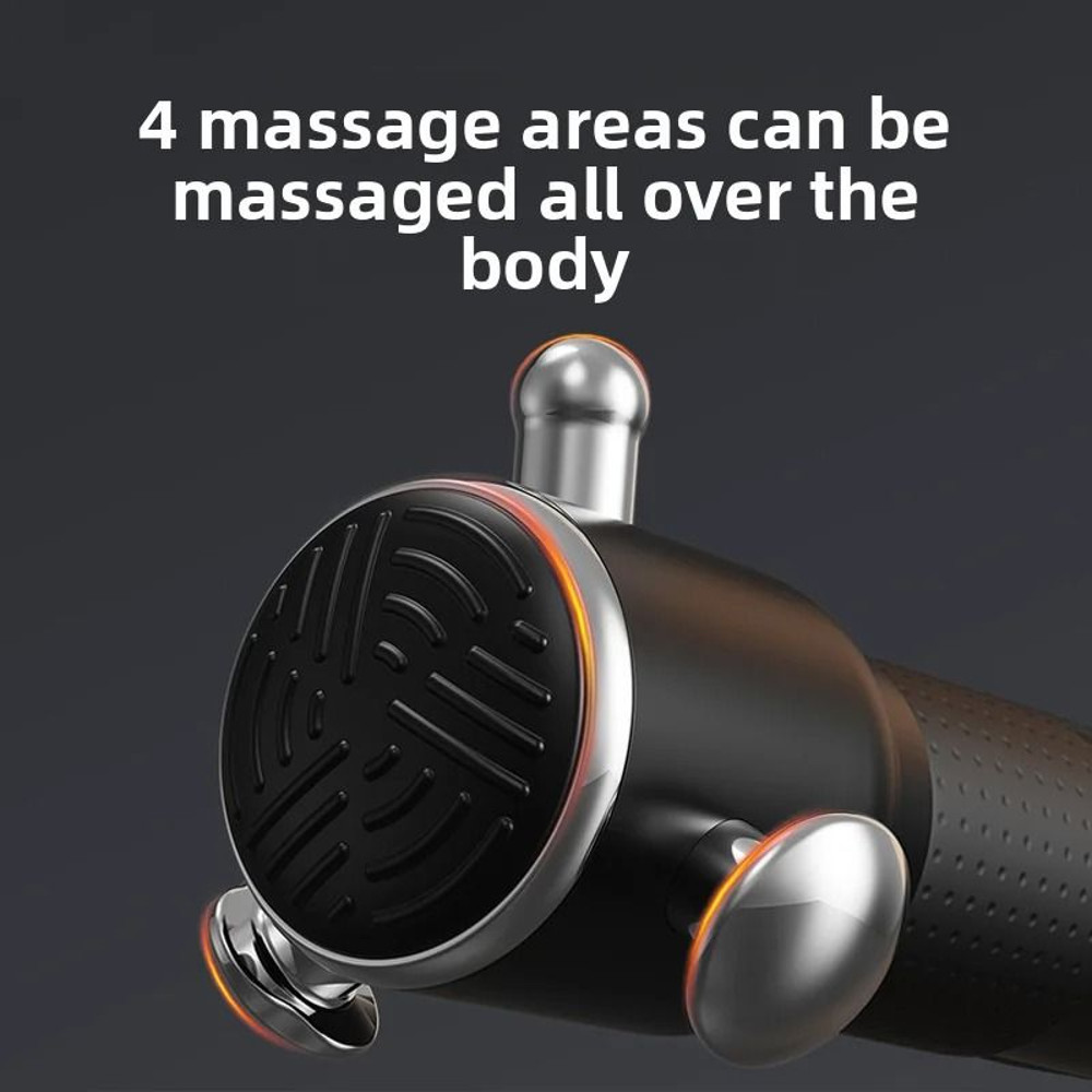 High Frequency Massage Gun With Four Interchangeable Heads And Deep Tissue Relief 4