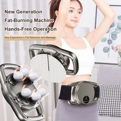 electric muscle massager gun with 6 heads for full body pain relief and fatigue recovery