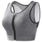Plus Size Sports Bra For Women High Strength Shock Absorbing Zip Front Yoga Vest 9