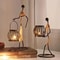 Nordic Metal Candlestick Abstract Character Sculpture Candle Holder Handmade Figurines Home Decorat 1