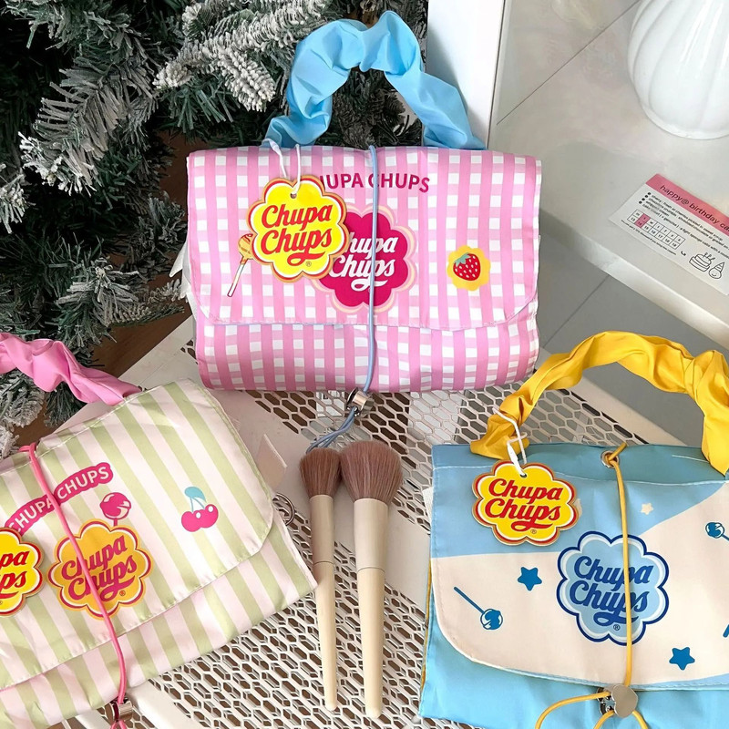 Detachable Makeup Bag Three In One Portable Folding Storage Handbag 3