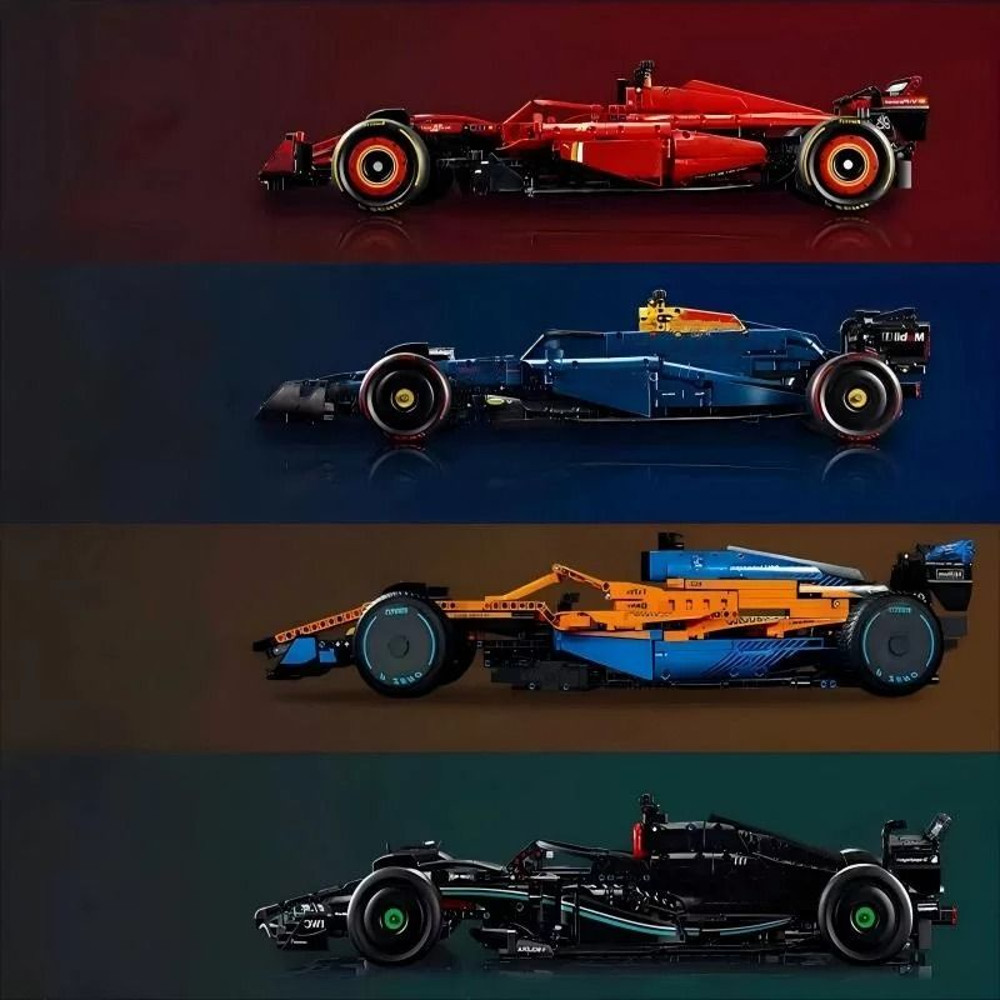 Technical RB20 SF24 F1 Race Car Building Blocks  4551642 Pcs Performance MOC Kit 1