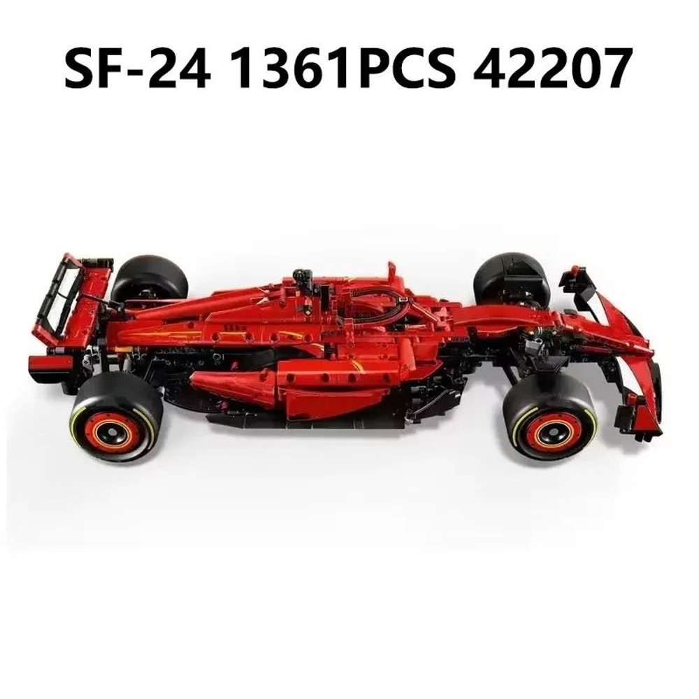Technology SF24 Racing Car Building Blocks 1361 To 1642 Pieces Mechanical Group Model Kit For Adult 7