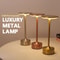LED Table Lamp With Touch Sensor And USB Rechargeable Design For Bedroom Restaurant And Hotel Use 0