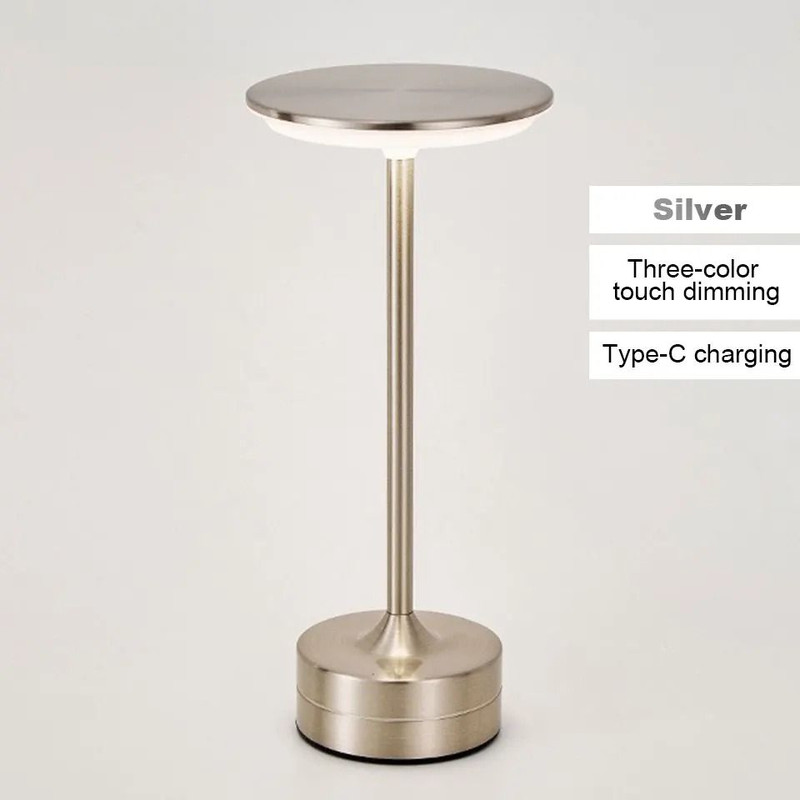 LED Table Lamp With Touch Sensor And USB Rechargeable Design For Bedroom Restaurant And Hotel Use 10