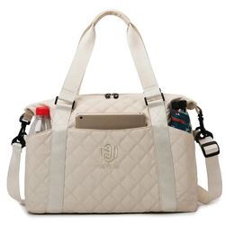 large capacity waterproof travel and sports bag with shoulder strap