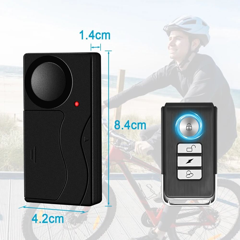 Wireless Vibration Alarm With Remote Control For Motorcycle Bike And Vehicle Security 6