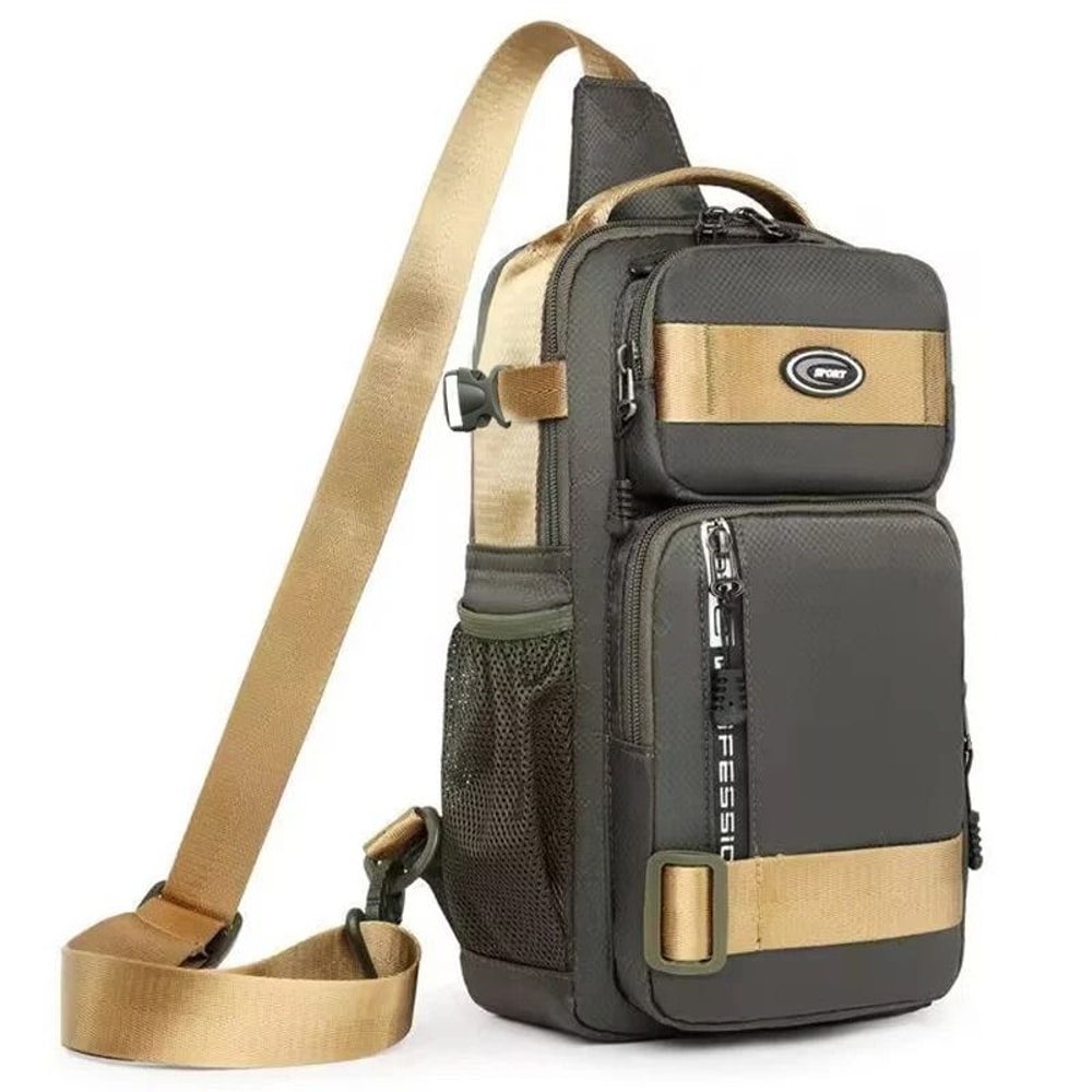 Lightweight Men Crossbody Chest And Shoulder Bag With Large Capacity 3