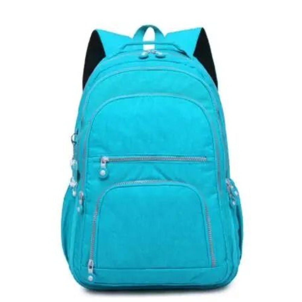 Aesthetic Waterproof Nylon School Backpack For Women And Teen Girls With Multiple Sizes 9