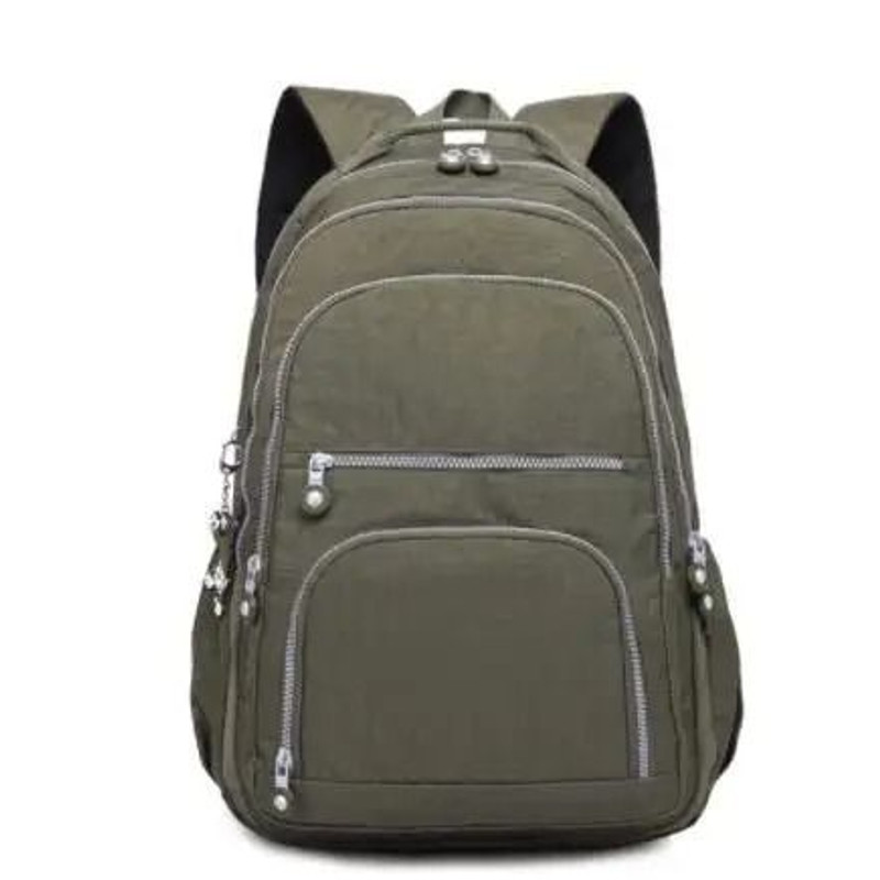 Aesthetic Waterproof Nylon School Backpack For Women And Teen Girls With Multiple Sizes 11