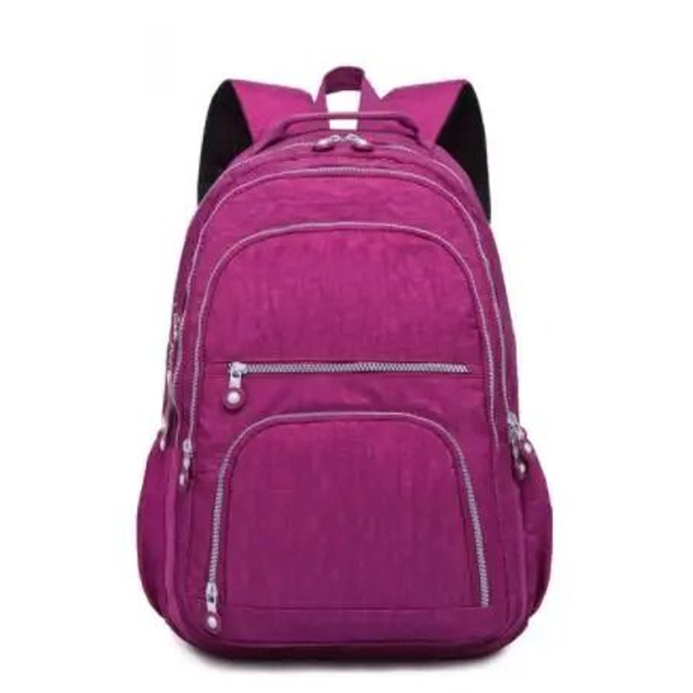 Aesthetic Waterproof Nylon School Backpack For Women And Teen Girls With Multiple Sizes 12
