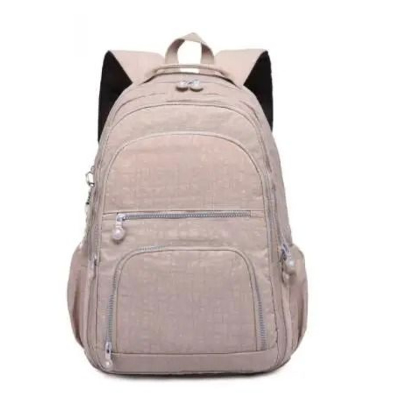 Aesthetic Waterproof Nylon School Backpack For Women And Teen Girls With Multiple Sizes 14