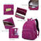 Aesthetic Waterproof Nylon School Backpack For Women And Teen Girls With Multiple Sizes 2