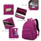 Aesthetic Waterproof Nylon School Backpack For Women And Teen Girls With Multiple Sizes 2
