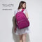 Aesthetic Waterproof Nylon School Backpack For Women And Teen Girls With Multiple Sizes 4