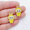 Cute Cartoon Rabbit Charms For Earrings Necklaces Bracelets And Keychains 5