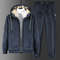 Cashmere Tracksuit Mens Winter Warm Hooded Set 9