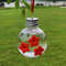 Leak Proof PET Hummingbird Feeder With 3 Flower Ports Spherical Or Heart Shape 2