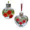 Leak Proof PET Hummingbird Feeder With 3 Flower Ports Spherical Or Heart Shape 5
