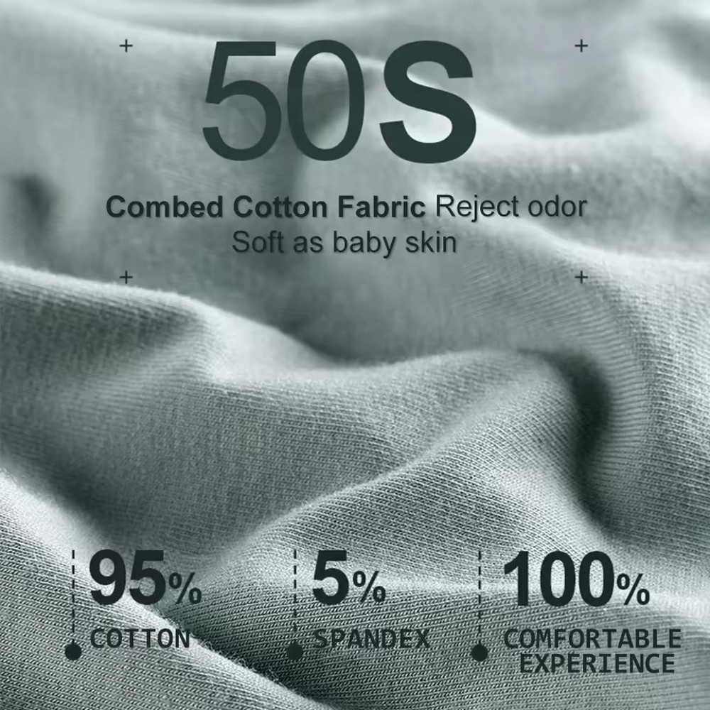 5 Pack Womens Cotton High Waisted Underwear Tummy Control Butt Lift Graphene Antibacterial Breathab