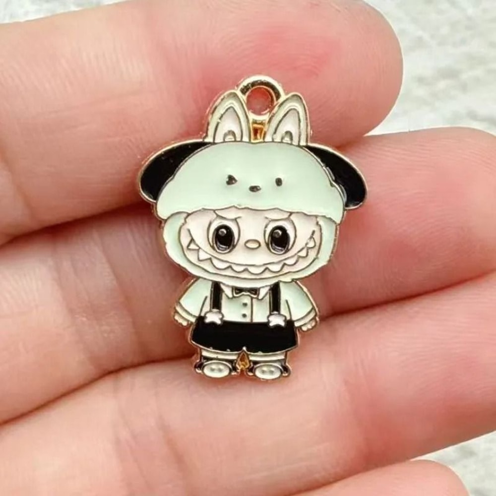 10pcs Cartoon Enamel Charms Gold Plated DIY Jewelry Making Accessories For Bracelets Necklaces And 5