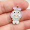 10pcs Cartoon Enamel Charms Gold Plated DIY Jewelry Making Accessories For Bracelets Necklaces And 6