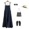 Womens Cotton Linen Wide Leg Jumpsuit Casual Sleeveless Summer Overalls With Adjustable Straps 4
