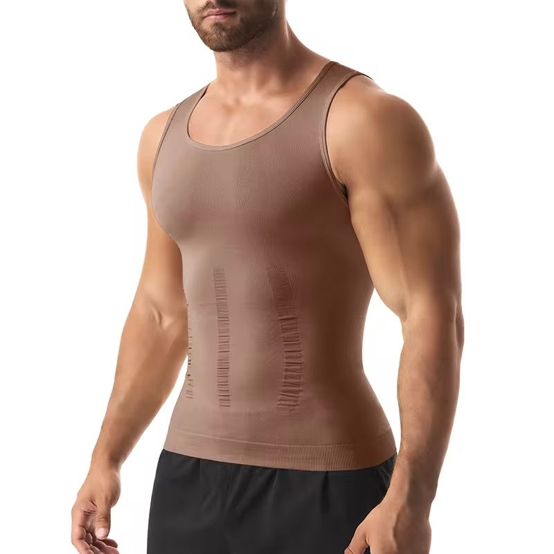 Mens Slimming Body Shaper Vest Tummy Control Compression Tank For Workout And Everyday Wear 12