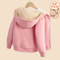 Kids Padded Lambwool Hooded Jacket 6