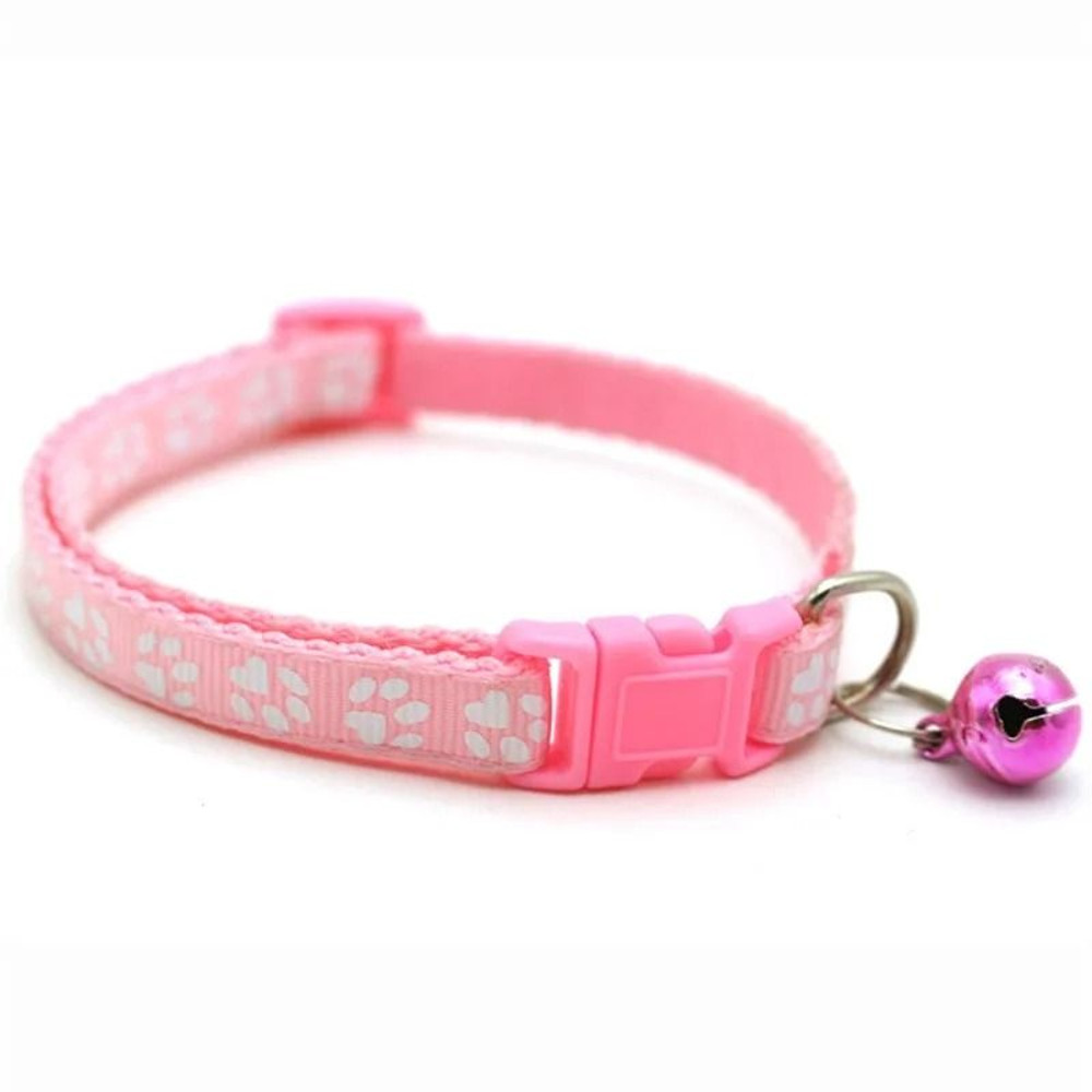 Rainbow Flower Cat Collar With Bell Adjustable Lace Necklace For Kittens And Small Dogs 12