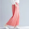 Womens Cotton Linen Wide Leg Pants Plus Size Loose Casual Long Trousers 7