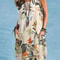 Bohemian Sleeveless Floral Sundress With Side Pockets 14