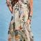 Bohemian Sleeveless Floral Sundress With Side Pockets 3