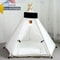 Pet Teepee Tent With Cushion And Blackboard For Cats And Dogs 7