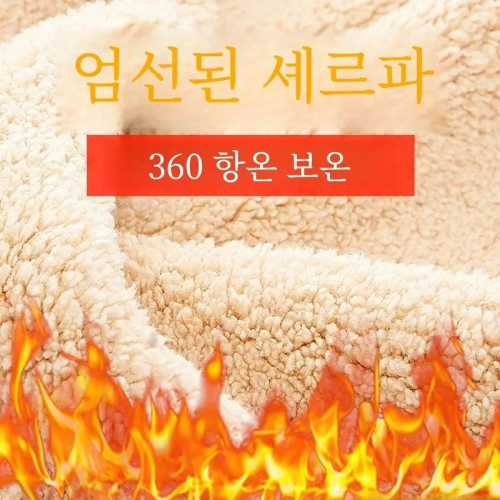 Winter Lamb Velvet Fleece Sweatshirt For Men Thickened Warm Casual Pullover 2