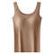 Women Seamless Ice Silk Tank Top With Chest Pads 5