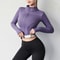 Women Winter Fleece Zipper Yoga Jacket With Thumb Holes 6