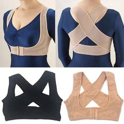 women adjustable posture corrector back support brace