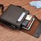 Men Leather Messenger Bag Business Casual Crossbody Shoulder Briefcase 6