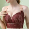 Push Up Lace Wireless Bra With Wide Straps For Women Plus Size 8
