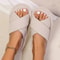 Cross Band Slippers Lightweight Open Toe Slides For Women 3