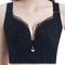 Sexy Lace Push Up Bra Wire Free Backless Floral Plus Size Bra 2